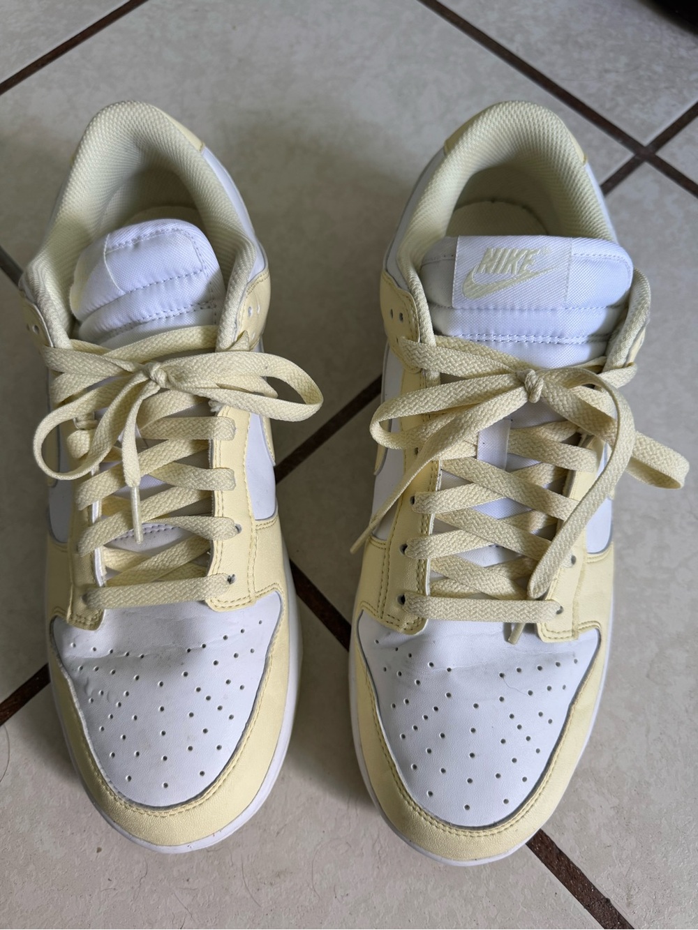 Nike Low- Dink Retro Sneakers in White / Alabaster 12